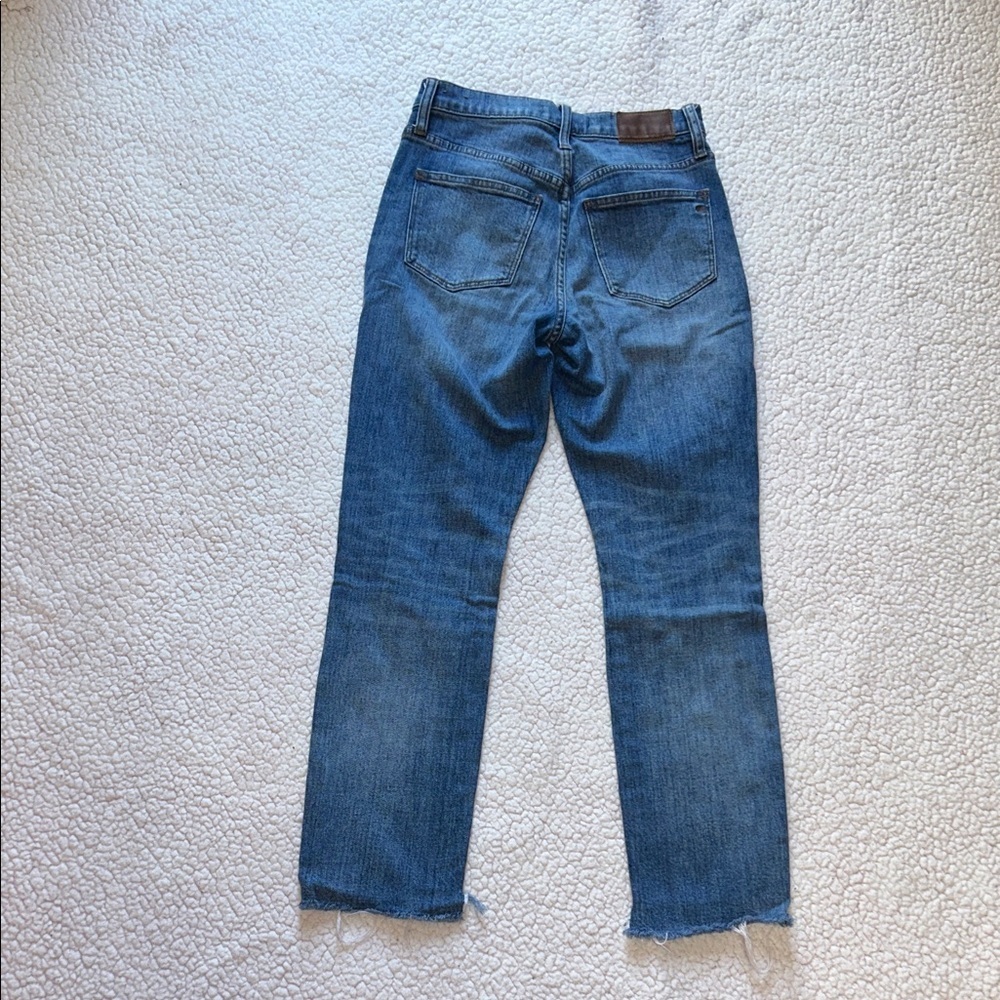 Madewell Straight Leg Jeans in Classic Blue - Picture 9 of 13